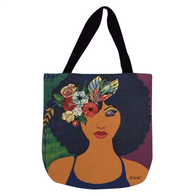 BELIEVE, BLOSSOM & BECOME WOVEN TOTE BAG