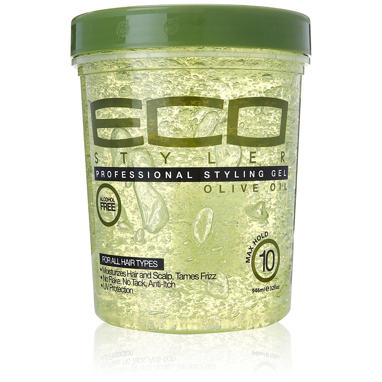 Eco Style Professional Styling Gel, Olive Oil, 32 Oz –