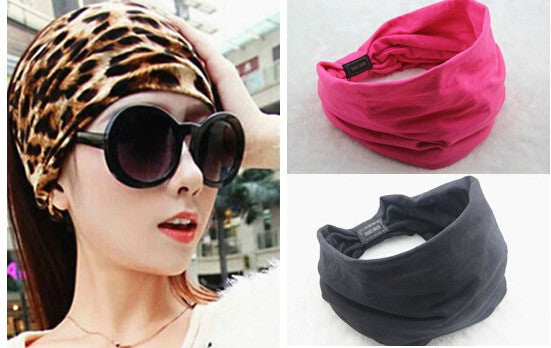Turban Twist Wide Elastic Headband
