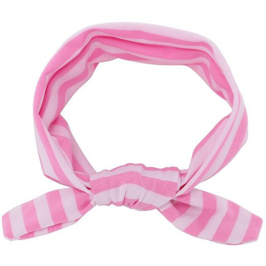 Baby/Toddler Striped Headbands with Turban Knot (Set of 3 different colors)